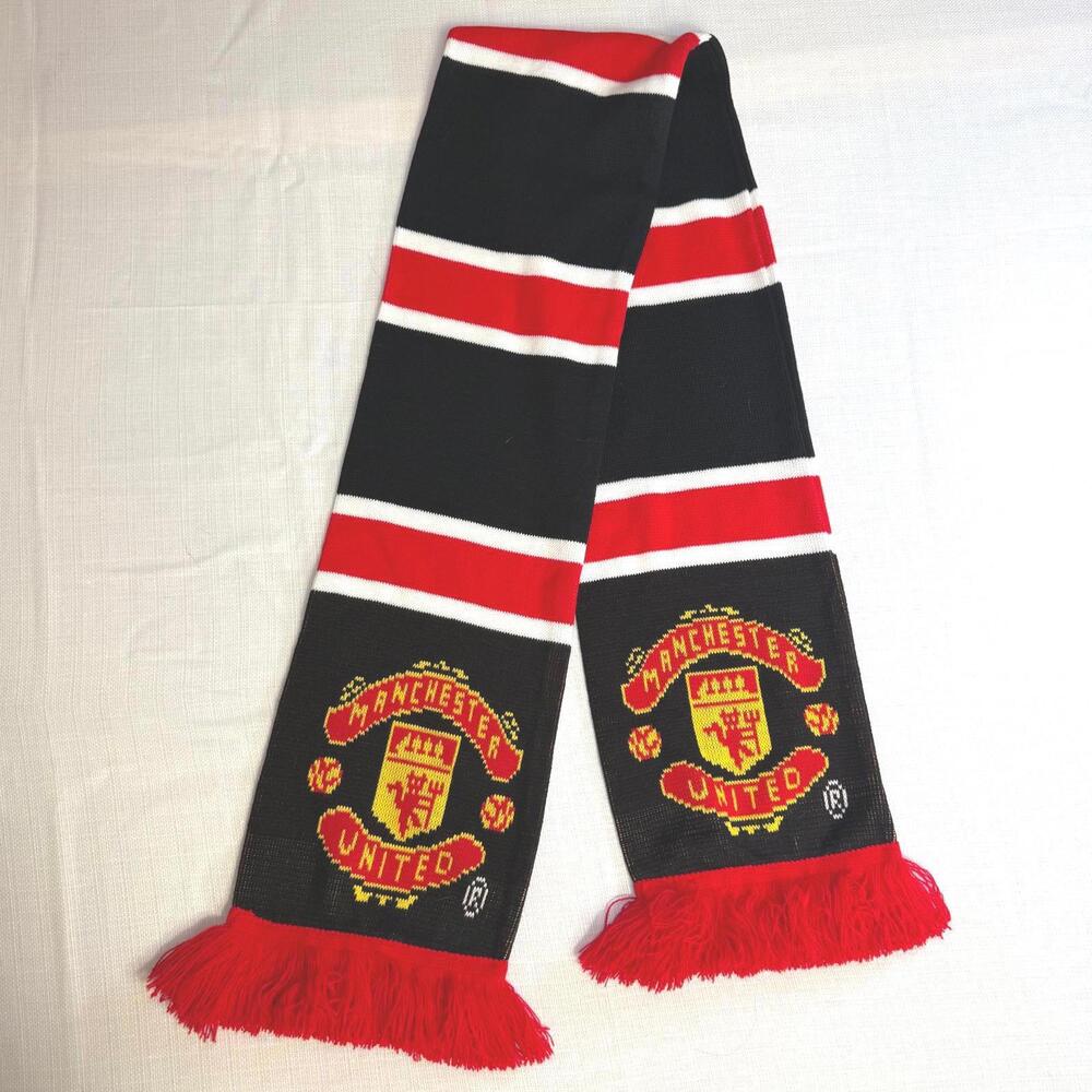 MANCHESTER UNITED ‎ Made in UK Soccer Football Club Scarf
